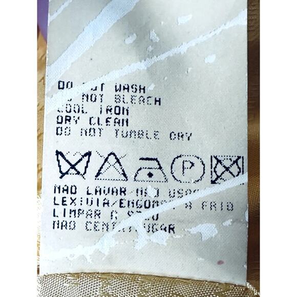 Mondi Yellow Short Sleeve Double Breasted Jacket Women's Size 46 - Picture 7 of 7